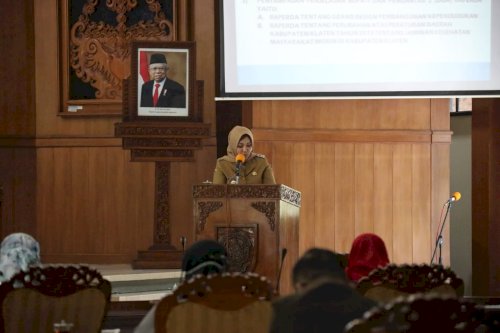 Rapat Paripurna Raperda Grand Design Pembangunan Kependudukan dan Jaminan Kesehatan Masyarakat Misiki di Kab Klaten 15 Maret 2021