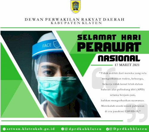 Hari Perawat Nasional 17 Maret 2021