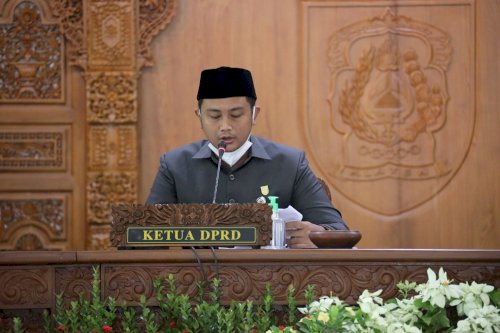 Rapat Paripurna dengan agenda Penyampaian Rangkuman Hasil Pembahasan Komisi terhadap Rancangan Awal RPJMD Tahun 2021 - 2026, Penyampaian Jawaban Bupati atas Pemandangan Umum Fraksi-Fraksi, dan Persetujuan Rancangan Awal RPJMD Kabupaten Klaten Tahun 2021-2026 serta Penyerahan Dokumen Raperda, Senin Pagi di Ruang Raripurna DRPD Kab. Klaten (19 April 2021)  #dprdklaten  #rapatparipurnadprd  #rpjmd 