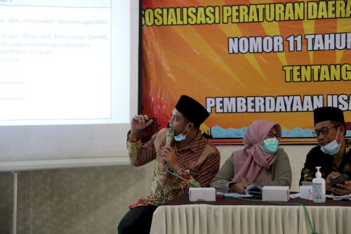 Sosialisasi Peraturan Daerah Kabupaten Klaten oleh Ketua dan beberapa Anggota DPRD Kabupaten Klaten Nomor 11 Tahun 2018 tentang Pemberdayaan Usaha Mikro