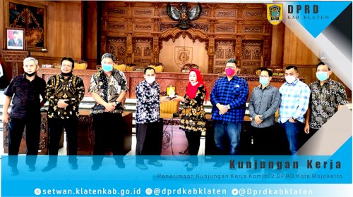 Kunjungan Kerja Komisi 2 DPRD Kota Mojokerto