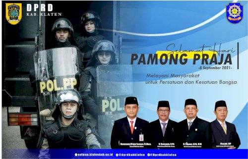 DPRD Kabupaten Klaten mengucapkan Selamat Hari Pamong Praja ke 71 !  #dprdklaten #haripamongpraja