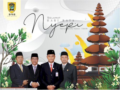 DPRD Kabupaten Klaten mengucapkan Selamat Hari Raya Nyepi Tahun Baru Saka 1944/2022 Masehi  #dprdklaten #harirayanyepi #1944saka