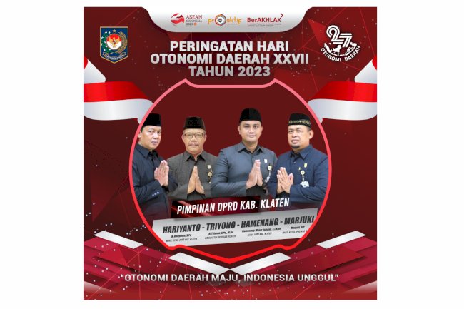 Selamat Memperingati Hari Otonomi Daerah XXVII Tahun 2023, Otonomi Daerah Maju, Indonesia Unggul