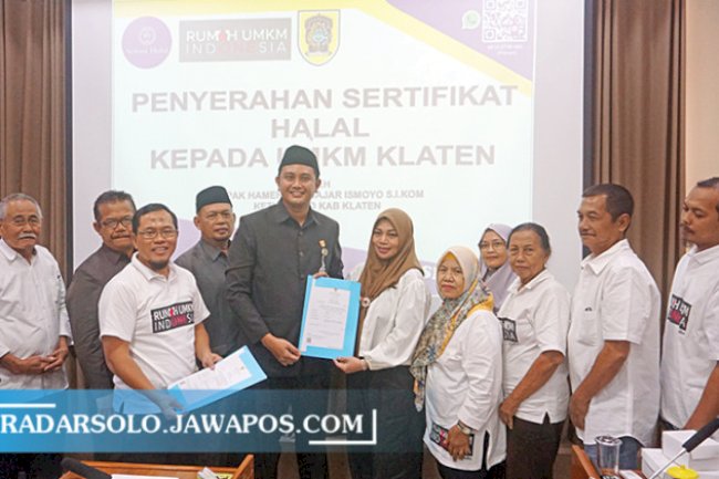 DPRD Klaten Fasilitasi Sertifikasi Halal Pelaku UMKM