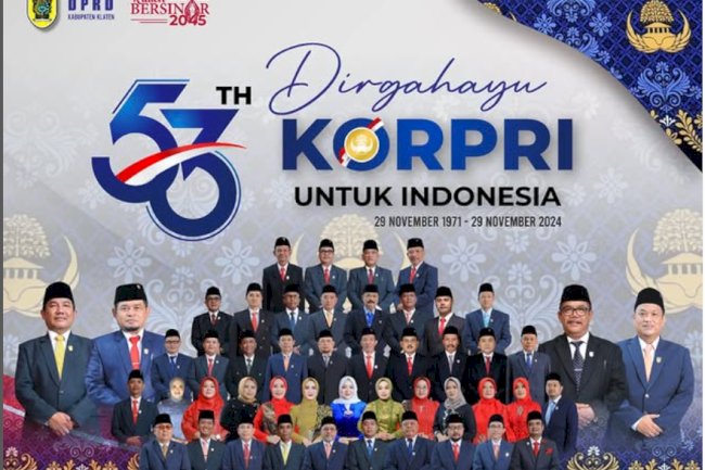 Selamat Hari Ulang Tahun KORPRI ke-53 kepada seluruh anggota KORPRI