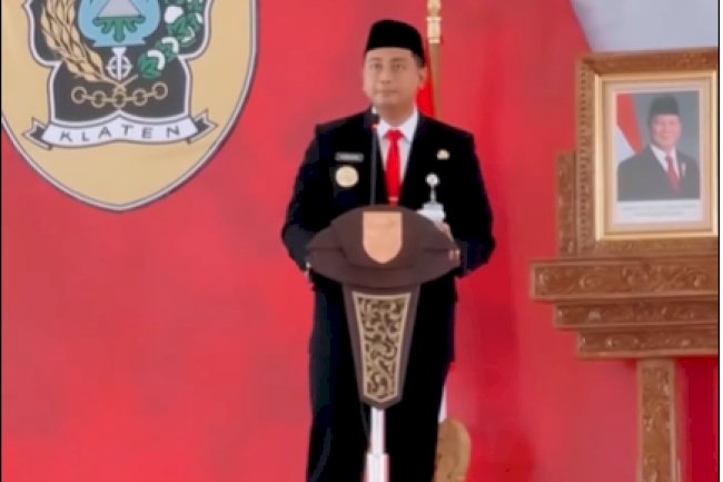 Serah Terima Jabatan Bupati Klaten serta Ketua TP PKK Kabupaten Klaten Periode 2025-2030