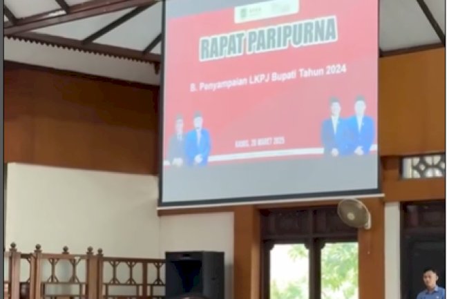 Rapat Paripurna DPRD Kabupaten Klaten, Senin siang (20/3) di Gedung Paripurna DPRD Kabupaten Klaten