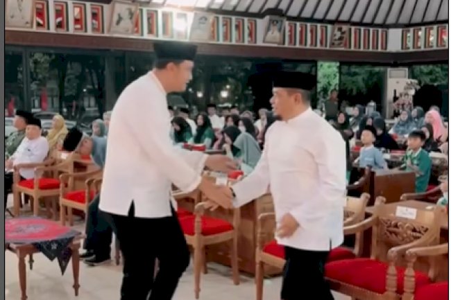 Ketua DPRD Kab. Klaten, Edy Sasongko menghadiri acara Buka Bersama di Pendopo Kab. Klaten bersama rekan-rekan Forkopimda kemudian dilanjutkan dengan Tarling di Masjid Nur Azizah Pemkab Klaten, Rabu malam (26/3)