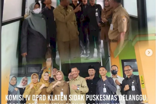 Komisi IV DPRD Klaten Sidak Puskesmas Delanggu, Dorong Peningkatan Fasilitas Rawat Inap