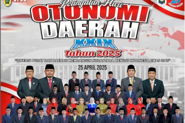 DPRD Kabupaten Klaten mengucapkan Selamat Memperingati Hari Otonomi Daerah ke-XXIX Tahun 2025 dengan tema “Sinergi Pusat dan Daerah Membangun Nusantara Menuju Indonesia Emas Tahun 2045”