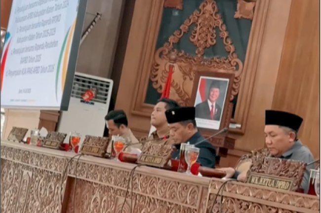 Rapat Paripurna DPRD Kabupaten Klaten Senin pagi (14/7) di Gedung Paripurna DPRD Kabupaten Klaten