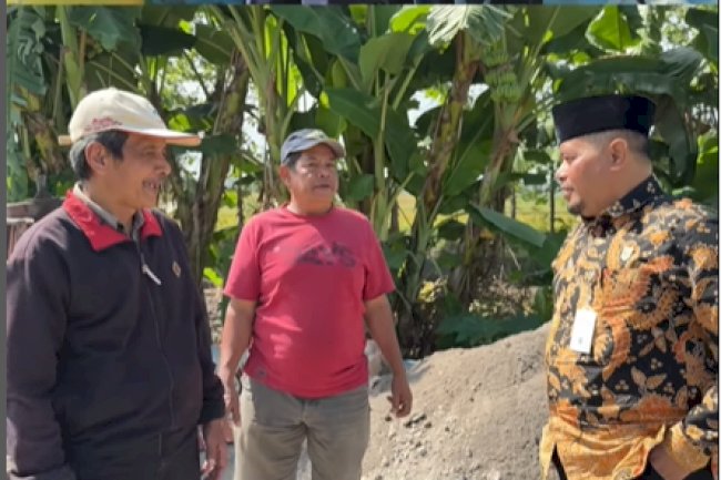 Ketua DPRD Klaten Lakukan Sidak Proyek Penggantian Jembatan Sraten di Kecamatan Pedan