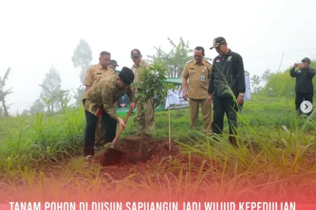 Hijaukan Lereng Merapi, DPRD Klaten Rayakan HUT ke-75 dengan Menanam Pohon