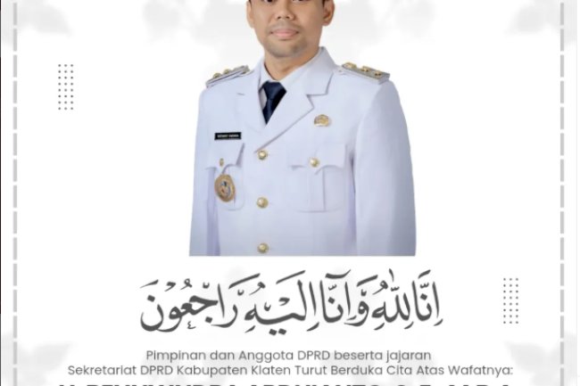 INNALILLAHI WA INNA ILAIHI RAJI’UN H. BENNY INDRA ARDHIANTO, S.E., M.B.A