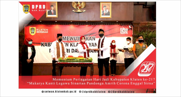 PERINGATAN HARI JADI KE-217 KABUPATEN KLATEN  DIGELAR SECARA SEDERHANA