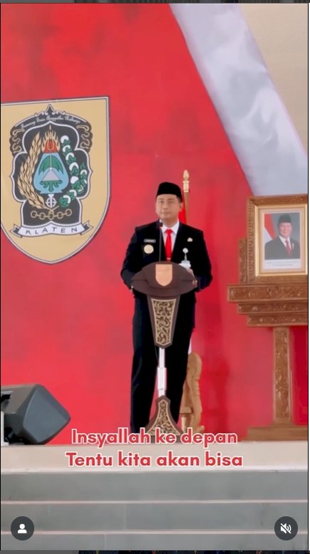 Serah Terima Jabatan Bupati Klaten serta Ketua TP PKK Kabupaten Klaten Periode 2025-2030