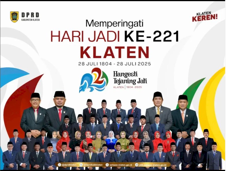 Selamat Hari Jadi ke-221 Kabupaten Klaten