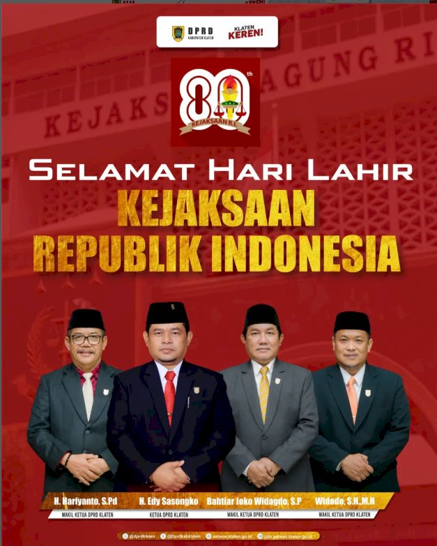Dirgahayu Kejaksaan Republik Indonesia ke 80