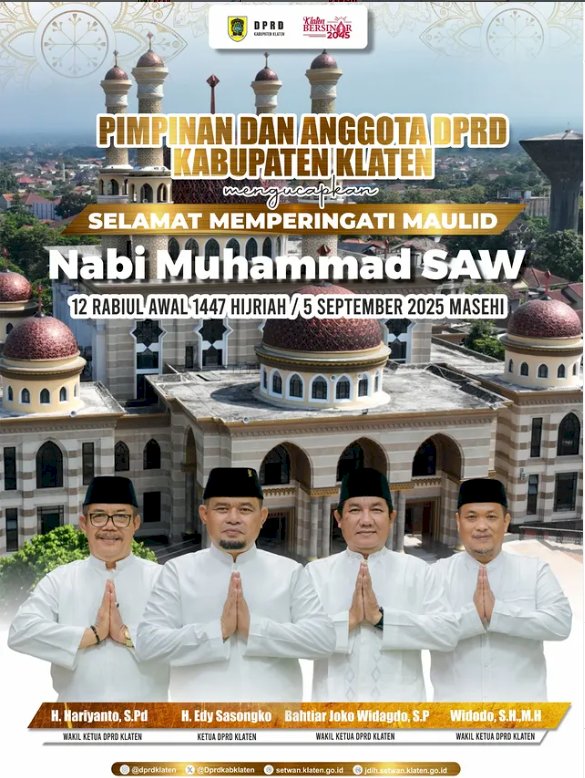 Maulid Nabi Muhammad SAW 12 Rabiul Awal 1447 H