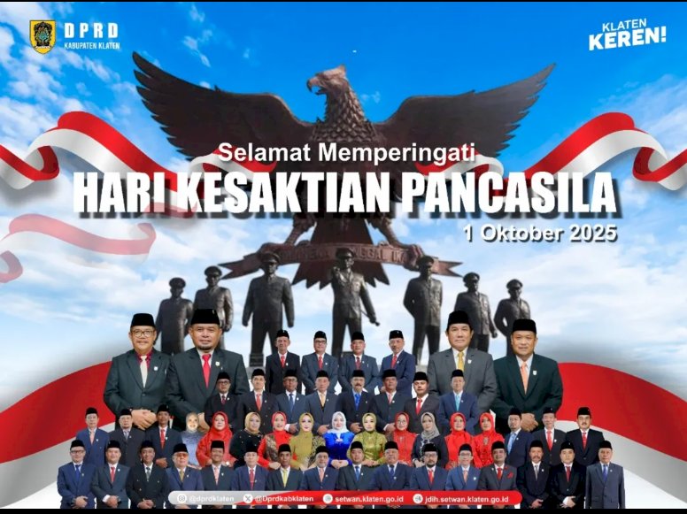 Hari Kesaktian Pancasila , 1 Oktober 2025