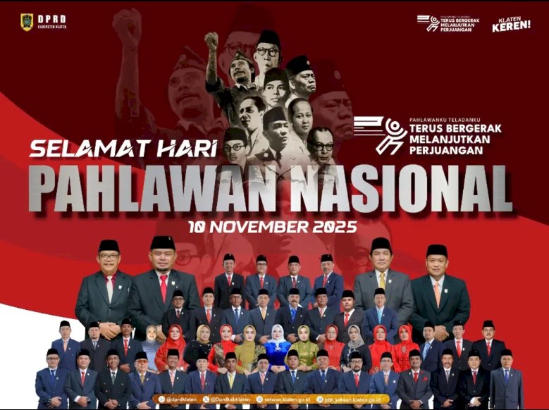 Selamat Hari Pahlawan Nasional 10 November 2025