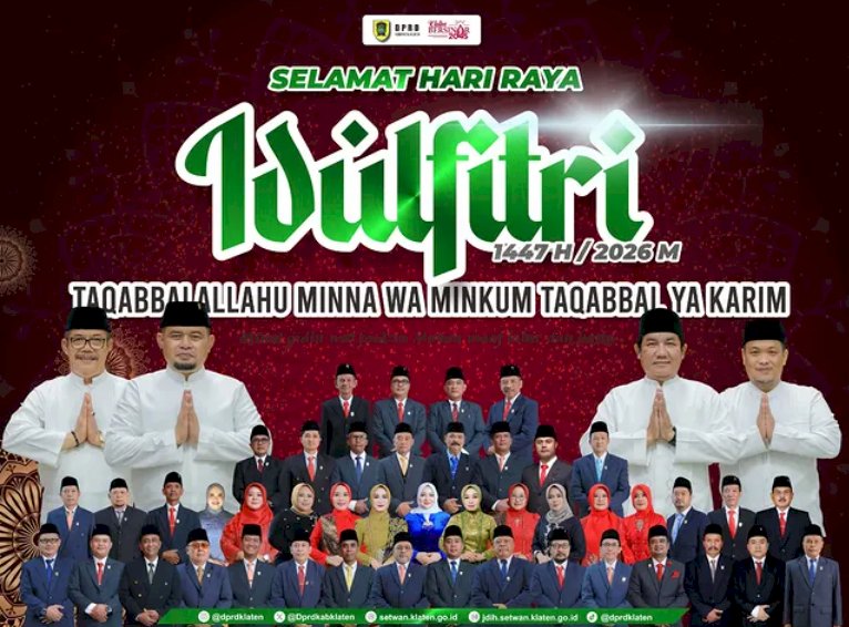 Selamat Hari Raya Idulfitri 1447 H / 2026 M