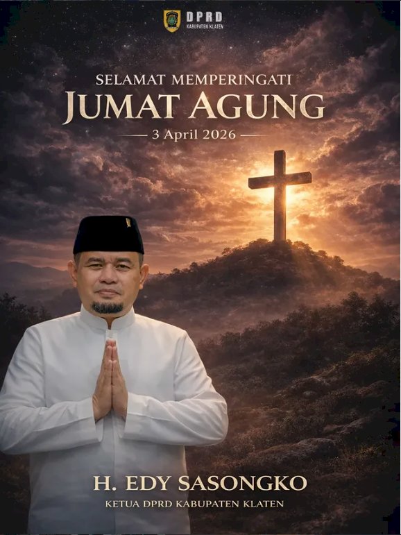 Selamat memperingati Jumat Agung, 3 April 2026.