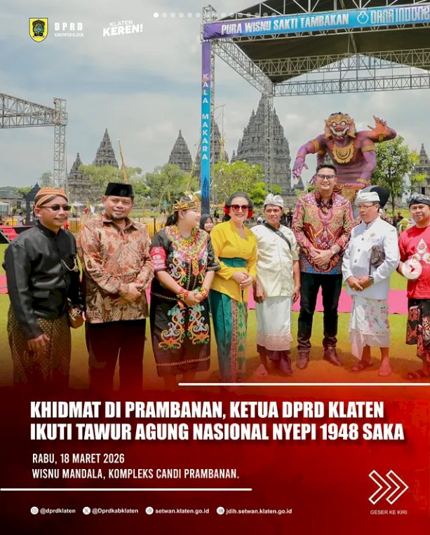 Tawur Agung Nasional dalam rangka Hari Suci Nyepi Tahun Baru Saka 1948/2026
